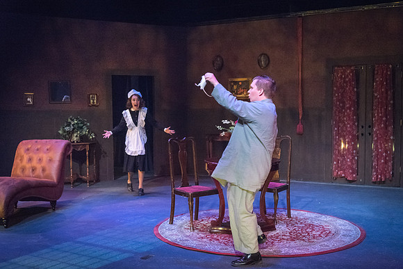 The BYU-I Theater Department presents Dracula, a play in the Black Box Theater.