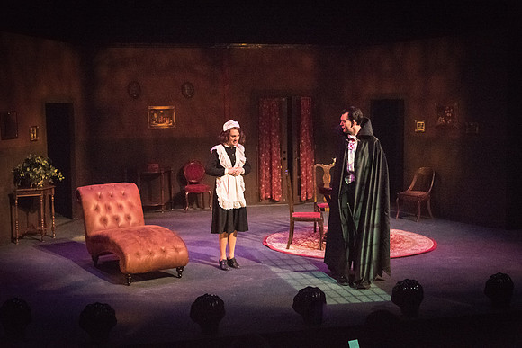 The BYU-I Theater Department presents Dracula, a play in the Black Box Theater.