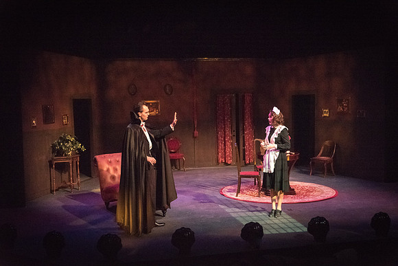 The BYU-I Theater Department presents Dracula, a play in the Black Box Theater.