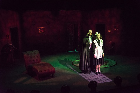 The BYU-I Theater Department presents Dracula, a play in the Black Box Theater.