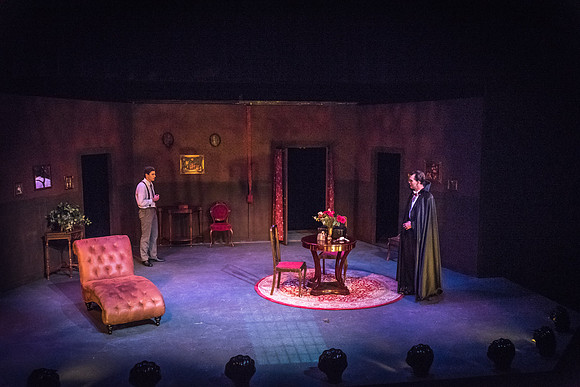 The BYU-I Theater Department presents Dracula, a play in the Black Box Theater.