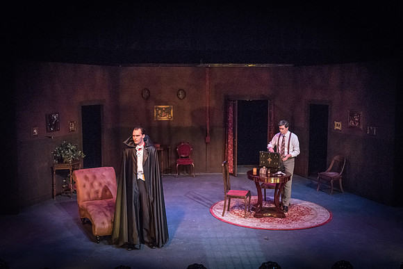 The BYU-I Theater Department presents Dracula, a play in the Black Box Theater.