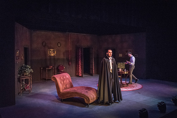 The BYU-I Theater Department presents Dracula, a play in the Black Box Theater.