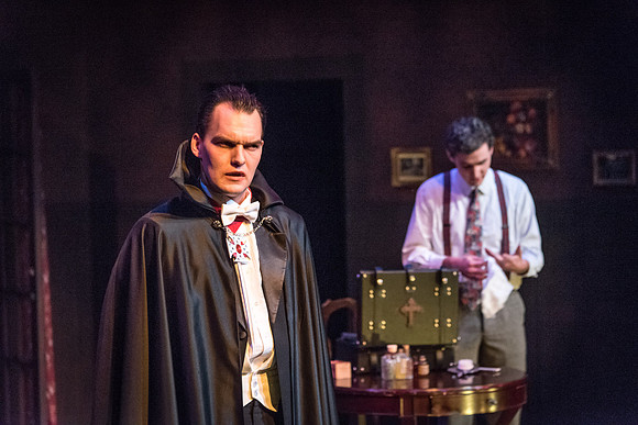 The BYU-I Theater Department presents Dracula, a play in the Black Box Theater.