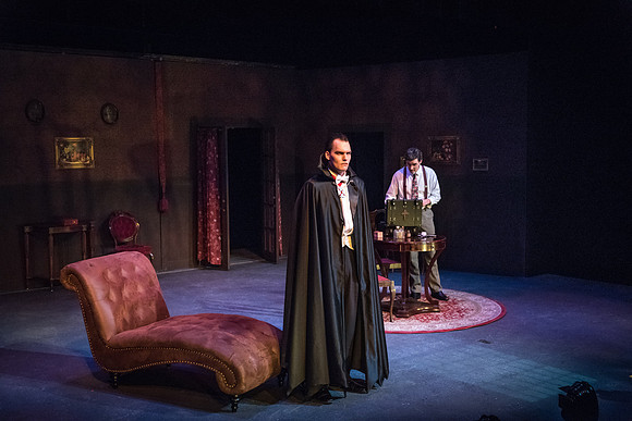 The BYU-I Theater Department presents Dracula, a play in the Black Box Theater.