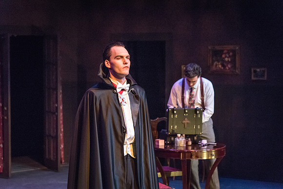 The BYU-I Theater Department presents Dracula, a play in the Black Box Theater.