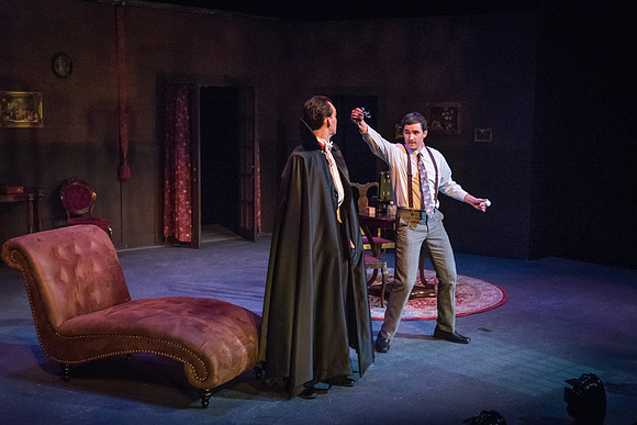 The BYU-I Theater Department presents Dracula, a play in the Black Box Theater.