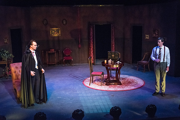 The BYU-I Theater Department presents Dracula, a play in the Black Box Theater.
