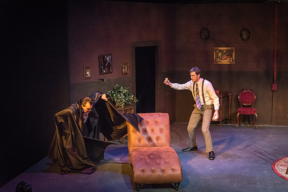 The BYU-I Theater Department presents Dracula, a play in the Black Box Theater.