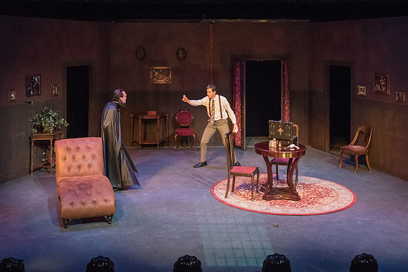 The BYU-I Theater Department presents Dracula, a play in the Black Box Theater.