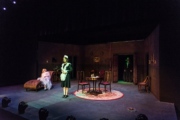 The BYU-I Theater Department presents Dracula, a play in the Black Box Theater.