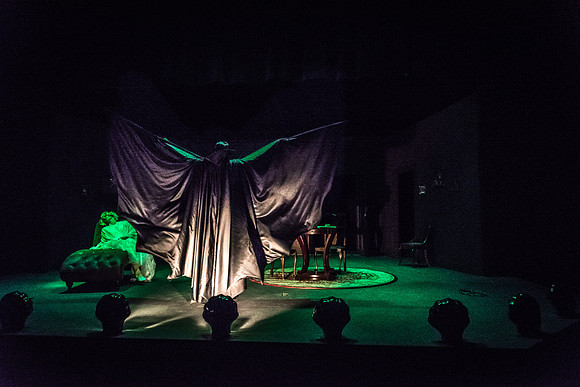 The BYU-I Theater Department presents Dracula, a play in the Black Box Theater.