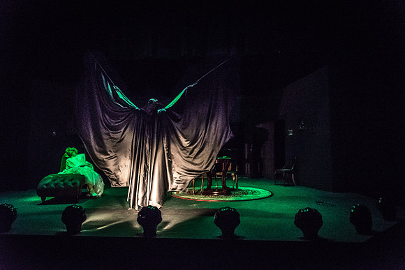 The BYU-I Theater Department presents Dracula, a play in the Black Box Theater.