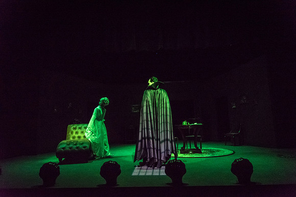 The BYU-I Theater Department presents Dracula, a play in the Black Box Theater.