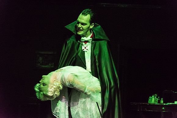 The BYU-I Theater Department presents Dracula, a play in the Black Box Theater.