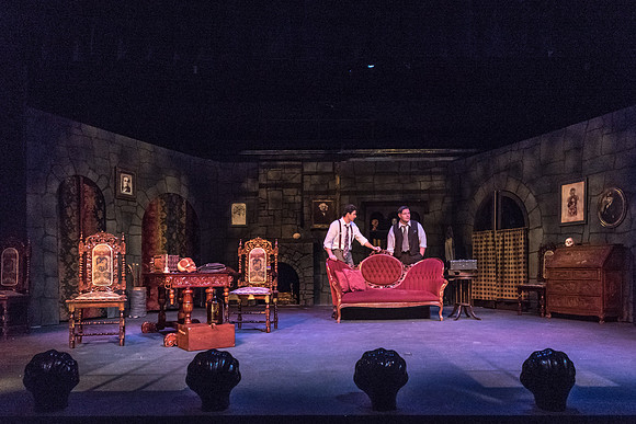 The BYU-I Theater Department presents Dracula, a play in the Black Box Theater.