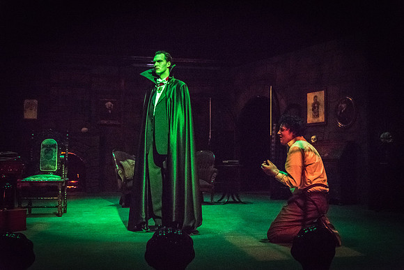 The BYU-I Theater Department presents Dracula, a play in the Black Box Theater.