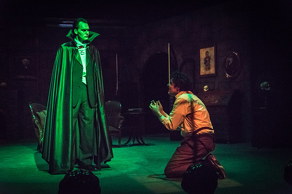 The BYU-I Theater Department presents Dracula, a play in the Black Box Theater.