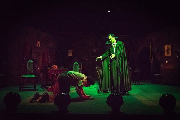 The BYU-I Theater Department presents Dracula, a play in the Black Box Theater.