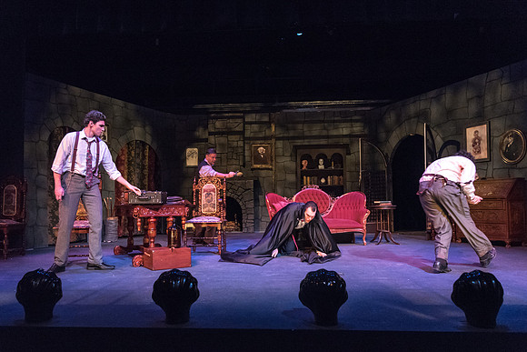 The BYU-I Theater Department presents Dracula, a play in the Black Box Theater.