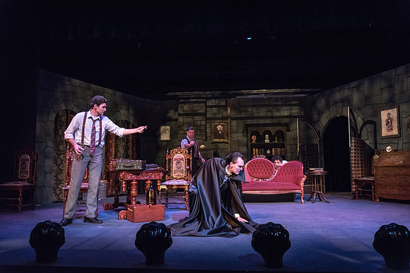 The BYU-I Theater Department presents Dracula, a play in the Black Box Theater.