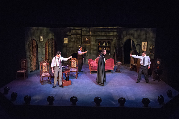 The BYU-I Theater Department presents Dracula, a play in the Black Box Theater.