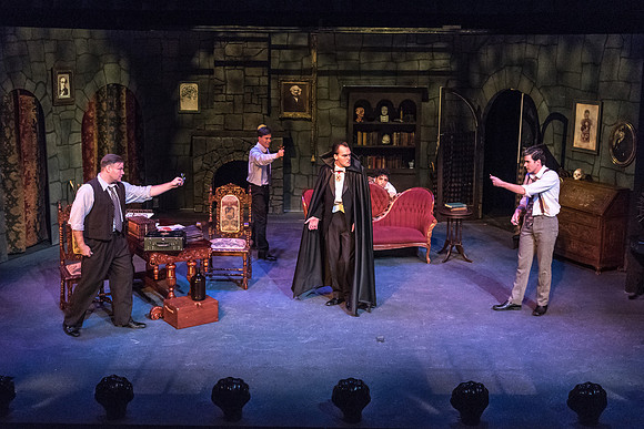 The BYU-I Theater Department presents Dracula, a play in the Black Box Theater.