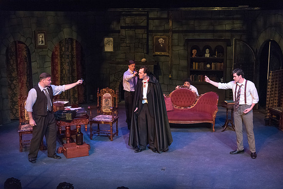 The BYU-I Theater Department presents Dracula, a play in the Black Box Theater.
