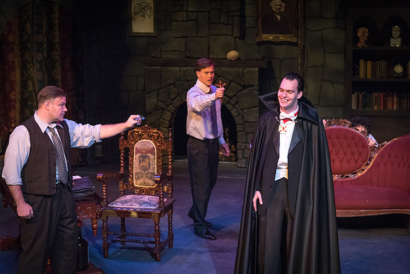 The BYU-I Theater Department presents Dracula, a play in the Black Box Theater.
