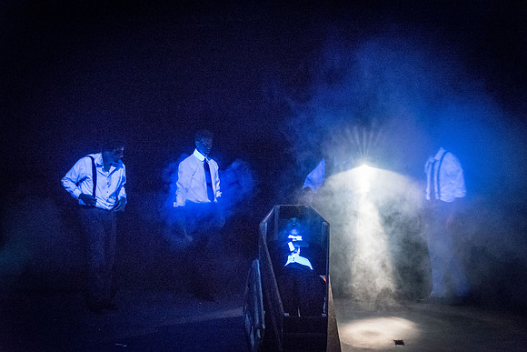 The BYU-I Theater Department presents Dracula, a play in the Black Box Theater.