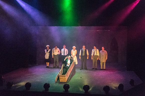 The BYU-I Theater Department presents Dracula, a play in the Black Box Theater.