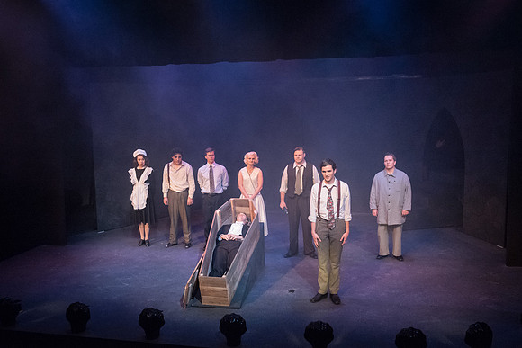 The BYU-I Theater Department presents Dracula, a play in the Black Box Theater.