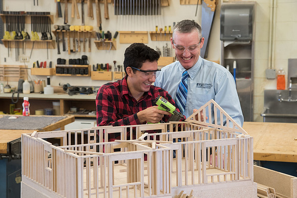 BYU-Idaho Wood shop. Ready Photoshoot "Behind the Scenes". Oct 2017