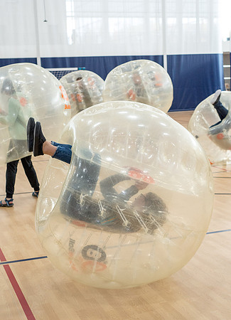 High School students attend the Department Fair in the I-Center. 2017