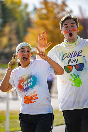 BYUI Color Run During Spirit Week