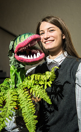 Students dress up for Halloween.