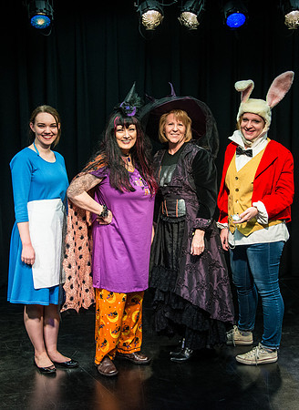 Students dress up for Halloween.