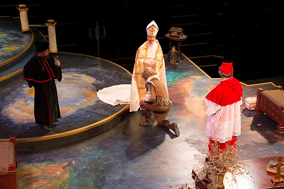 Stavis' play examines the process by which Galileo was put on religious trial, found guilty, and punished for his thoughts and actions. As it chronicles one man's attempts to expand the frontiers of h