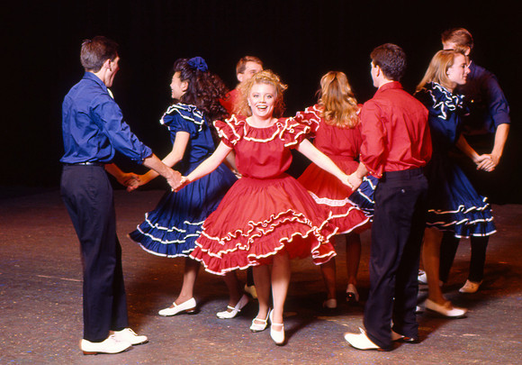 Folk dancers- April 1992