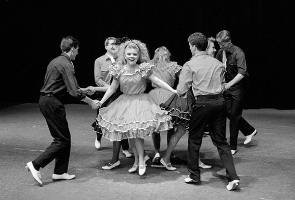 Folk dancers- April 1992