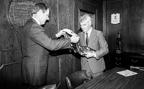 Flag Donation -Aug 1988
