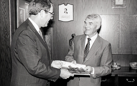 Flag Donation-Aug 1988