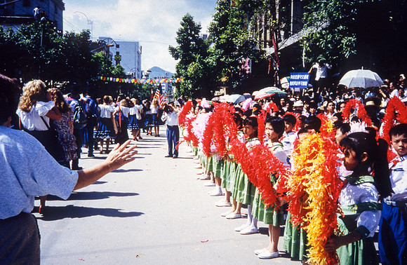 China dance tour, August 1994