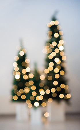 Christmas decorations have started going up in the BYU-Idaho Center.