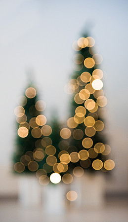Christmas decorations have started going up in the BYU-Idaho Center.