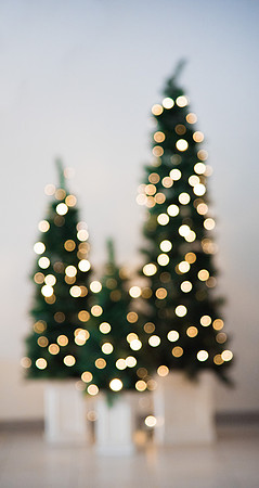 Christmas decorations have started going up in the BYU-Idaho Center.