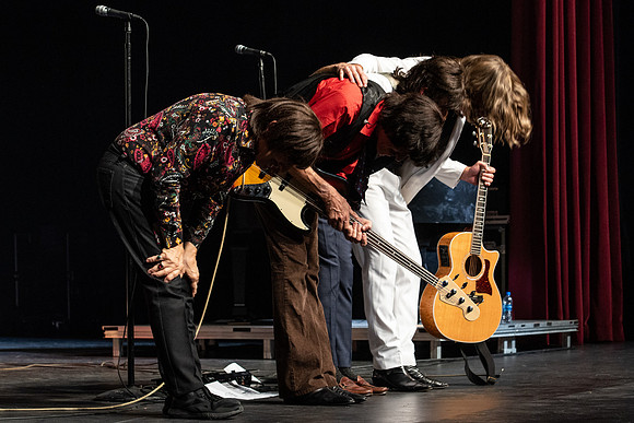 Beatles tribute band perfoms at BYU-Idaho.