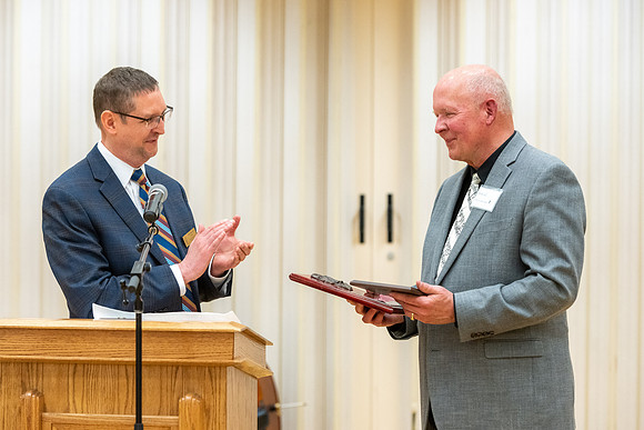 Eliza R. Snow Society, Evening of Honors, honoring Kevin Call for his years of service to the Arts.