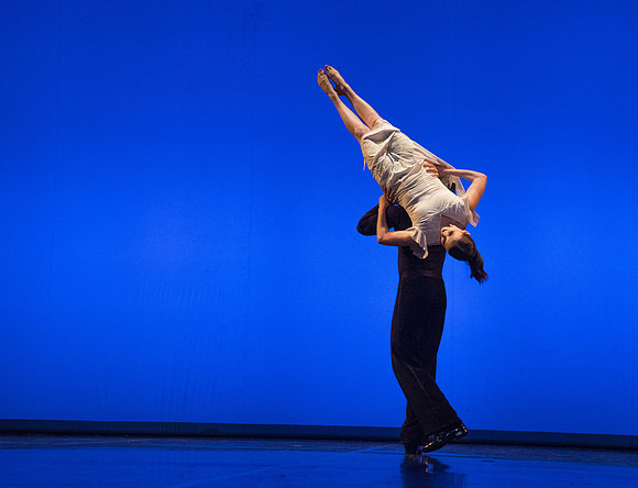 Student Dancers come together and perform Extravadance in the Kirkham Auditorium.