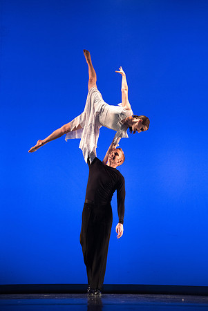 Student Dancers come together and perform Extravadance in the Kirkham Auditorium.